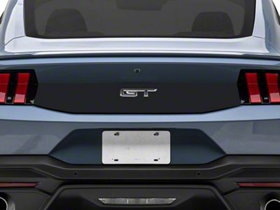 SEC10 Lower Decklid Panel Decal; Matte Black (2024 Mustang)