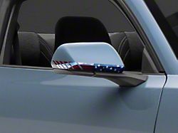 SEC10 Side Mirror Hash; Real Flag (79-25 Mustang)