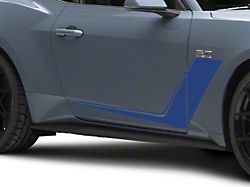 SEC10 Side Stripes wih Pin Stripe; Blue (24-25 Mustang)