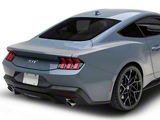 SEC10 Upper Rear Surround Decal; Silver (24-25 Mustang)