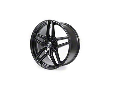 Select Precision Alloys Shadow Satin Black Wheel; Rear Only; 20x10.5; 38mm Offset (05-09 Mustang)