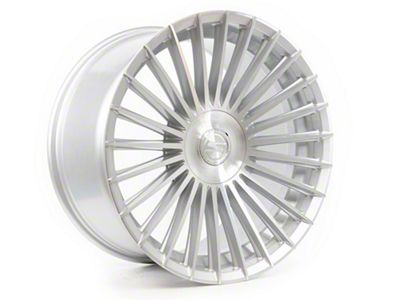 Select Precision Alloys Bristol Gloss Silver Machined Wheel; 22x9; 20mm Offset (10-15 Camaro, Excluding ZL1)