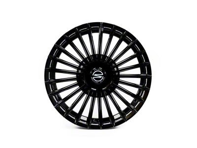 Select Precision Alloys Bristol Glossy Black Wheel; 20x9; 38mm Offset (10-15 Camaro, Excluding ZL1)