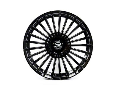 Select Precision Alloys Bristol Glossy Black Wheel; 22x9; 20mm Offset (10-15 Camaro, Excluding ZL1)