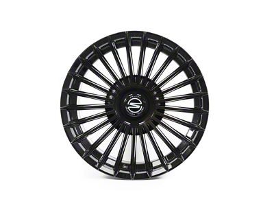 Select Precision Alloys Bristol Glossy Black Wheel; Rear Only; 20x10.5; 38mm Offset (10-15 Camaro, Excluding ZL1)