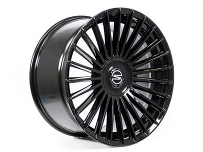 Select Precision Alloys Bristol Glossy Black Wheel; Rear Only; 20x10.5; 38mm Offset (10-15 Camaro, Excluding ZL1)