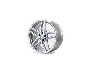 Select Precision Alloys Shadow Gloss Silver Brushed Wheel; 20x9; 20mm Offset (10-14 Mustang)