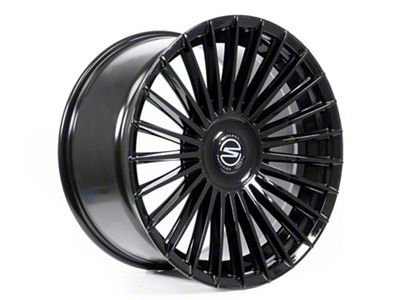 Select Precision Alloys Bristol Glossy Black Wheel; 20x9; 38mm Offset (15-23 Mustang GT w/o Performance Pack, EcoBoost, V6)