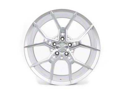 Select Precision Alloys Alpine Gloss Silver Brushed Wheel; 20x9; 38mm Offset (16-24 Camaro, Excluding SS w/ 6-Piston Front Calipers & ZL1)