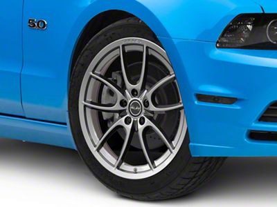 Carroll Shelby Wheels CS5 Gunmetal Wheel; 19x9.5; 34mm Offset (10-14 Mustang)