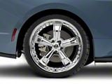 Shelby Razor Chrome Wheel; Rear Only; 20x10; 48mm Offset (24-25 Mustang)