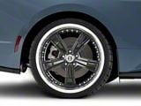 Shelby Razor Gloss Black Wheel; Rear Only; 20x10; 48mm Offset (24-25 Mustang)