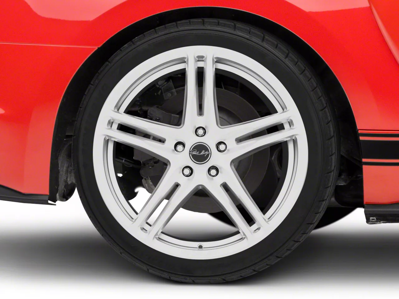 Carroll Shelby Wheels Mustang CS14 Hyper Silver Wheel; Rear Only; 20x11 ...