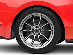 Carroll Shelby Wheels CS5 Gunmetal Wheel; Rear Only; 19x11; 50mm Offset (15-23 Mustang GT, EcoBoost, V6)