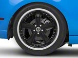 Shelby Razor Gloss Black Wheel; Rear Only; 20x10; 48mm Offset (10-14 Mustang)