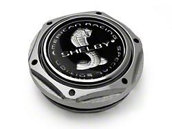 Shelby Razor and SuperSnake Style Replacement Center Cap; Chrome (Fits Shelby Razor or SuperSnake Style Wheels Only)