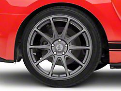 Shelby Style SB203 Charcoal Wheel; Rear Only; 19x10.5 (15-23 Mustang GT, EcoBoost, V6)