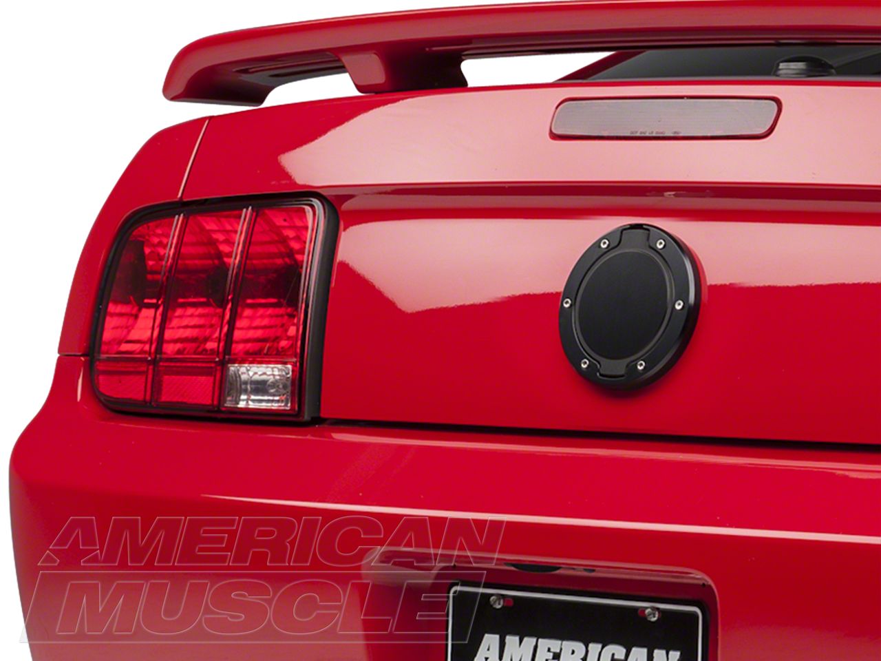 SHR Mustang Decklid Medallion; Black S197-400-B (05-09 Mustang