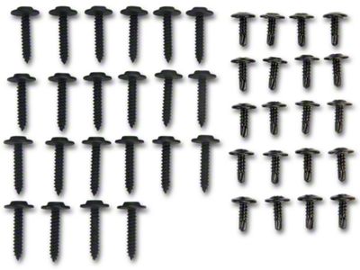 OPR Side Skirt Screw Kit (87-93 Mustang GT)