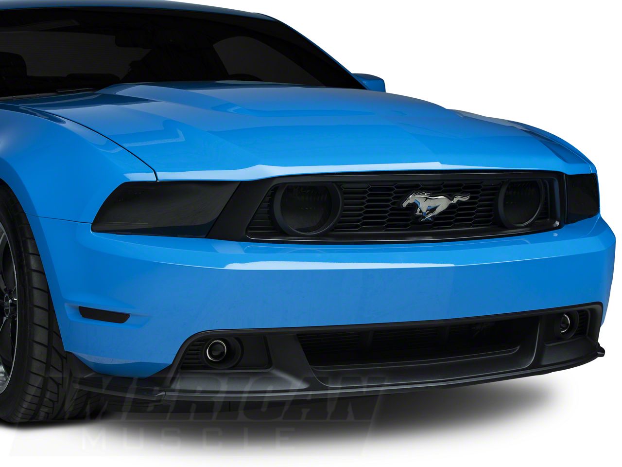 SpeedForm Mustang Fog Light Covers; Smoked 80172 (10-12 Mustang GT