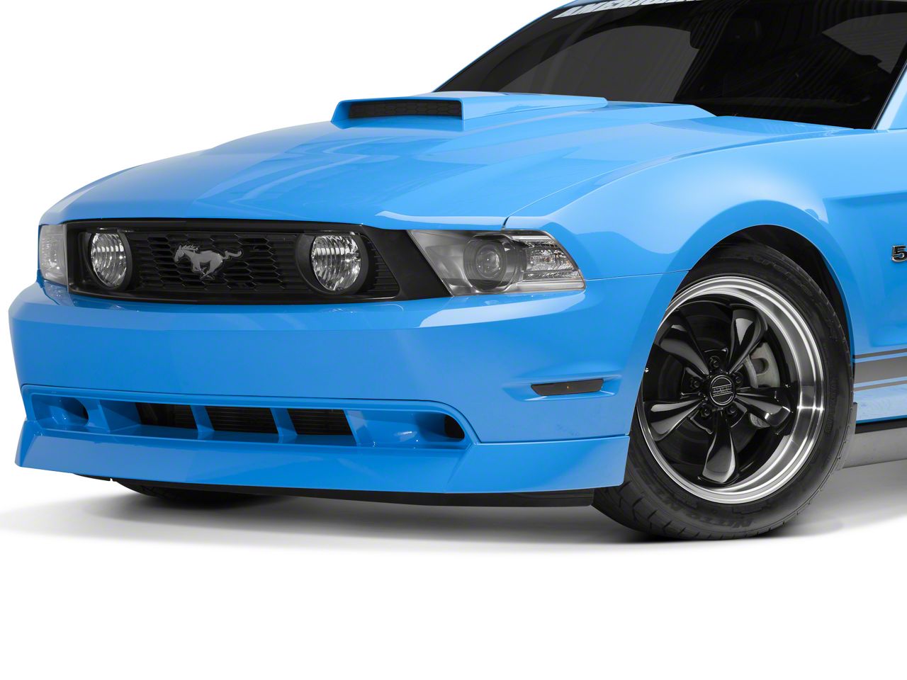SEC10 Headlight Tint; Smoked Compatible with 10-14 Mustang