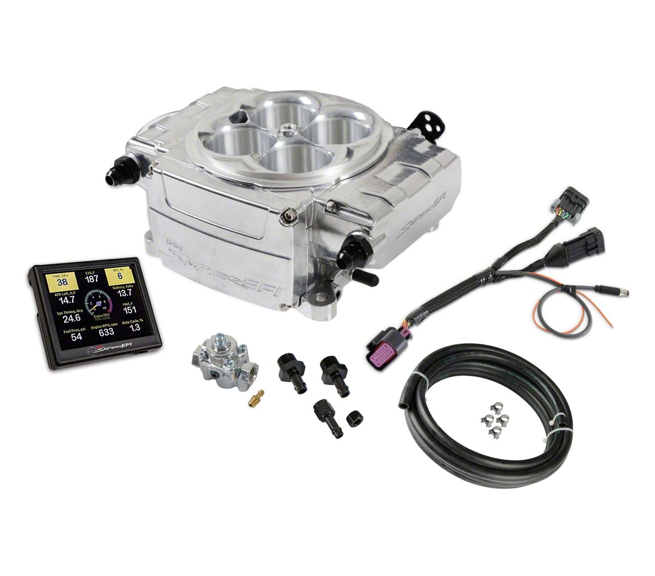 Sniper Mustang Sniper 2 EFI Upgrade Kit with Regulator; Polished 550 ...