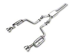 Solo Performance Cyclone Cat-Back Exhaust with Round Polished Tips (09-14 V6 Challenger)