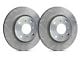 SP Performance Peak Series Slotted Rotors with Silver ZRC Coated; Front Pair (10-15 V6 Camaro)