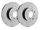 SP Performance Slotted Rotors with Gray ZRC Coating; Front Pair (16-24 Camaro LS & LT w/ Single Piston Front Calipers)