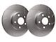 SP Performance Slotted Rotors with Silver ZRC Coated; Front Pair (10-15 Camaro SS)