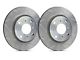SP Performance Peak Series Slotted Rotors with Silver Zinc Plating; Front Pair (06-14 Charger w/ Dual Piston Front Calipers; 15-17 Charger Daytona, R/T, AWD SE, AWD SXT; 18-23 Charger w/ Dual Piston Front Calipers)