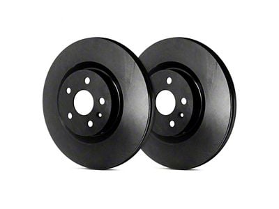 SP Performance Premium Rotors with Black ZRC Coated; Front Pair (15-23 Charger Pursuit)