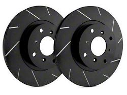 SP Performance Slotted Rotors with Black Zinc Coating; Front Pair (06-14 Charger SRT8; 15-17 Charger Scat Pack; 2017 Charger R/T 392; 18-23 Charger w/ 4-Piston Front Calipers)