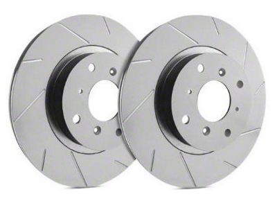 SP Performance Slotted Rotors with Black ZRC Coated; Front Pair (15-23 Charger Pursuit)