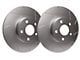 SP Performance Slotted Rotors with Silver ZRC Coated; Rear Pair (06-17 5.7L HEMI, 3.5L RWD & 3.6L RWD Charger w/ 13.70-Inch Vented Rear Rotors; 15-23 Charger Pursuit)