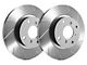 SP Performance Slotted Rotors with Silver ZRC Coated; Front Pair (97-04 Corvette C5)
