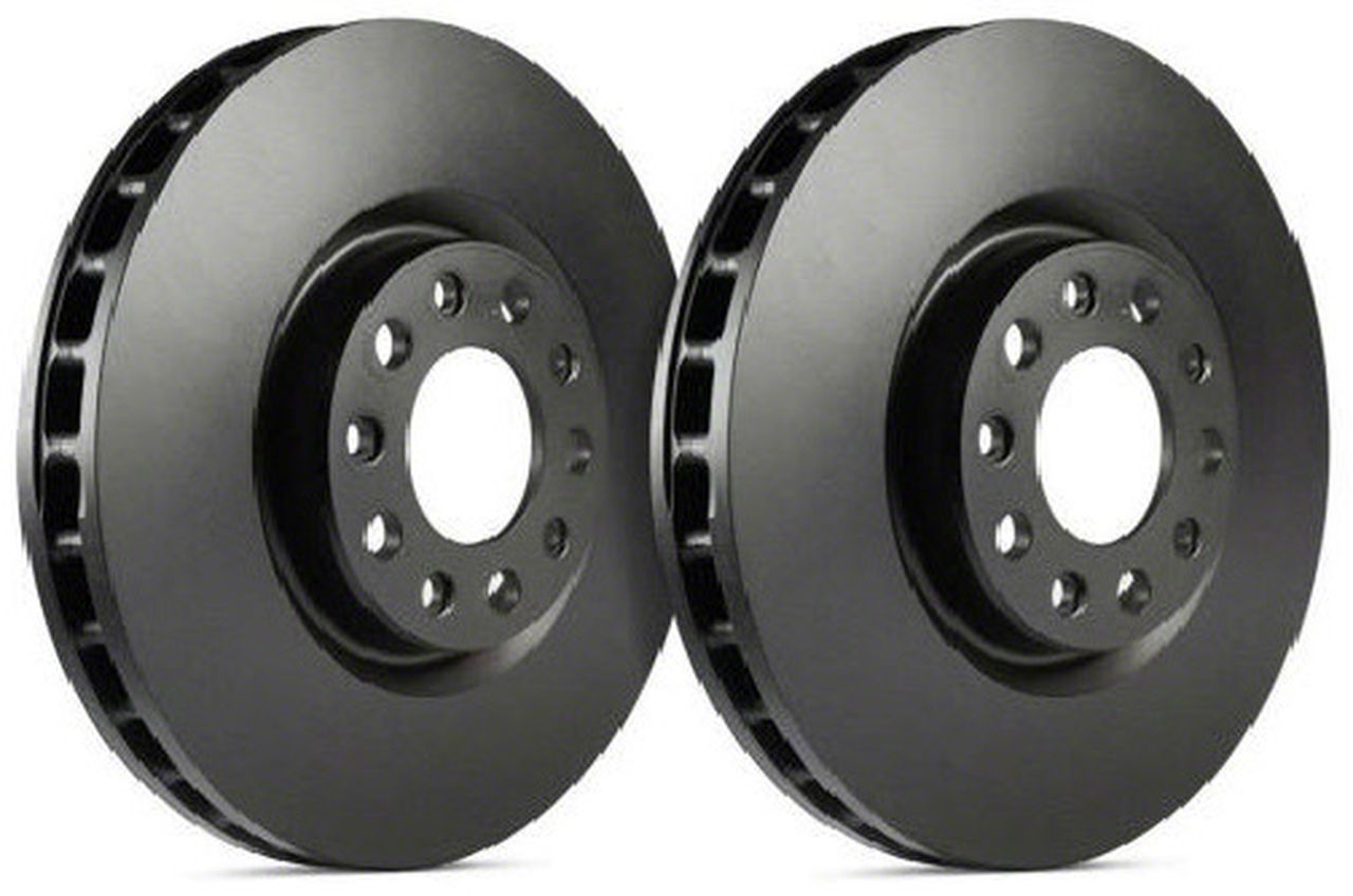 SP Performance Mustang Premium Rotors with Black ZRC Coating; Rear Pair  P54-131-BP (05-14 Mustang, Excluding 13-14 GT500) - Free Shipping