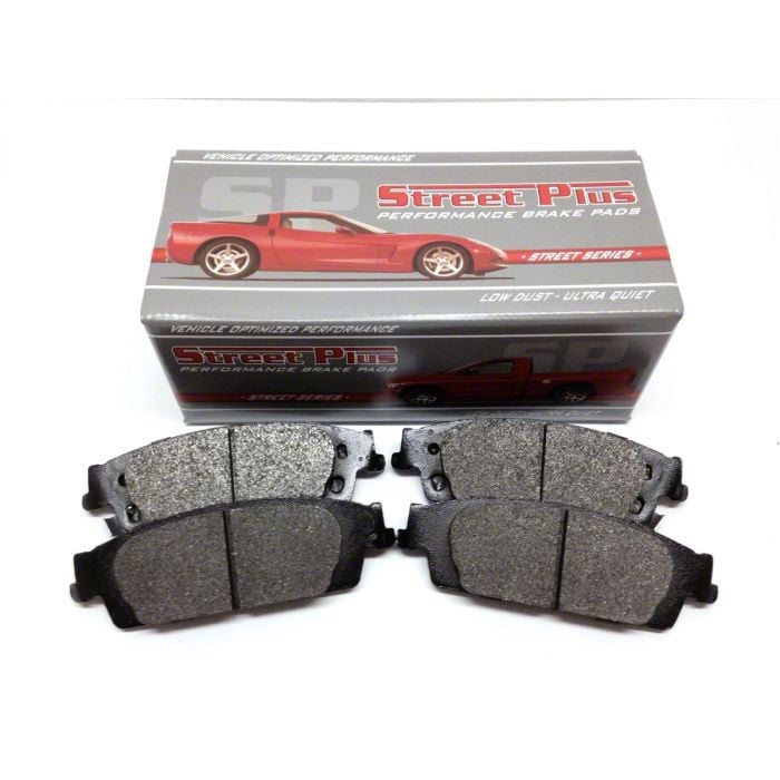 SP Performance Mustang Street Plus Semi-Metallic Brake Pads; Front Pair ...