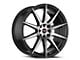 Spec-1 SP-51 Gloss Black and Machined Wheel; 18x8; 38mm Offset (16-24 Camaro, Excluding SS w/ 6-Piston Front Calipers & ZL1)