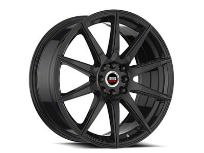 Spec-1 SP-51 Gloss Black Wheel; 18x8; 38mm Offset (10-15 Camaro, Excluding ZL1)