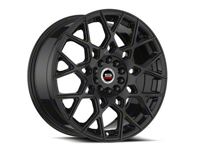 Spec-1 SP-52 Gloss Black Wheel; 18x8; 38mm Offset (10-15 Camaro, Excluding ZL1)