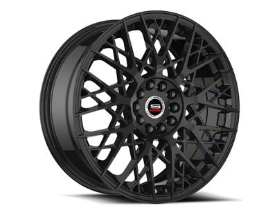 Spec-1 SP-53 Gloss Black Wheel; 18x8; 38mm Offset (10-15 Camaro, Excluding ZL1)