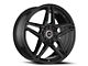 Spec-1 SP-54 Gloss Black Wheel; 18x8; 38mm Offset (16-24 Camaro, Excluding SS w/ 6-Piston Front Calipers & ZL1)