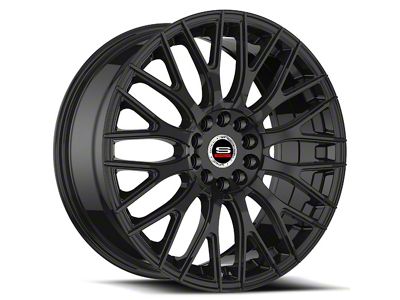 Spec-1 SP-55 Gloss Black Wheel; 18x8; 38mm Offset (16-24 Camaro, Excluding SS w/ 6-Piston Front Calipers & ZL1)