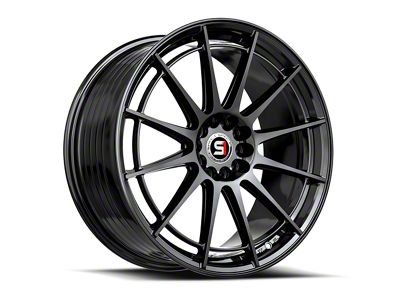 Spec-1 SP-64 Gloss Black Wheel; 18x8; 34mm Offset (10-15 Camaro, Excluding ZL1)