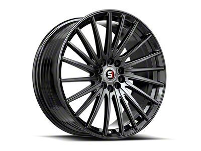 Spec-1 SP-68 Gloss Black Wheel; 18x8; 38mm Offset (10-15 Camaro, Excluding ZL1)