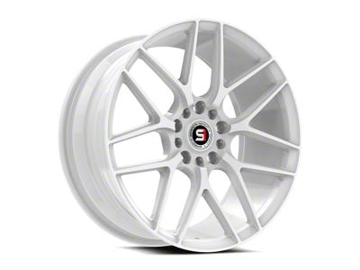 Spec-1 SP-78 All White Wheel; 18x8; 35mm Offset (16-24 Camaro, Excluding SS w/ 6-Piston Front Calipers & ZL1)