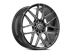 Spec-1 SP-78 Gloss Black and Milled Wheel; 18x8; 35mm Offset (16-24 Camaro, Excluding SS w/ 6-Piston Front Calipers & ZL1)