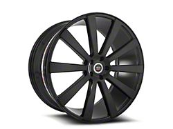 Spec-1 SPL-002 Gloss Black Wheel; Rear Only; 24x9; 15mm Offset (16-24 Camaro, Excluding SS w/ 6-Piston Front Calipers & ZL1)