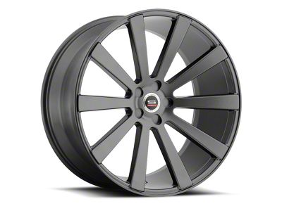 Spec-1 SPL-002 Titanium Wheel; 22x9; 15mm Offset (16-24 Camaro, Excluding SS w/ 6-Piston Front Calipers & ZL1)